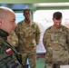 Polish Division Commander Tours 1st Infantry Division TAC