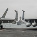 USS Decatur Approaches USS Nimitz For Fueling-At-Sea