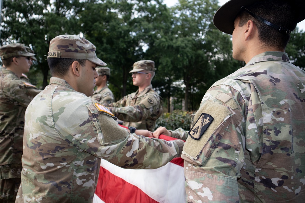 1st Battalion, 222d Aviation Regiment Soldiers Conduct Flag Detail!