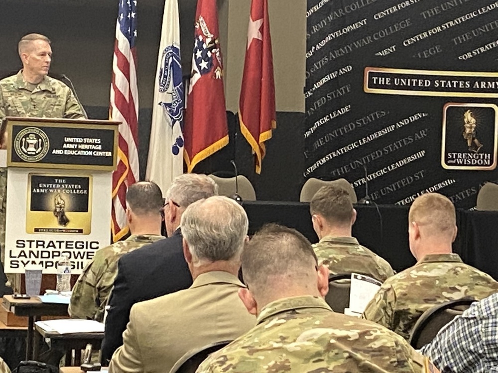 MG Roberson talks Cooperation: Opens Strategic Landpower Symposium