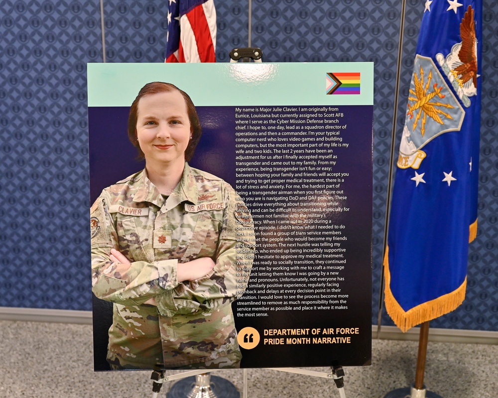 USecAF Jones, CSAF Brown, CSO Raymond host DAF Pride celebration