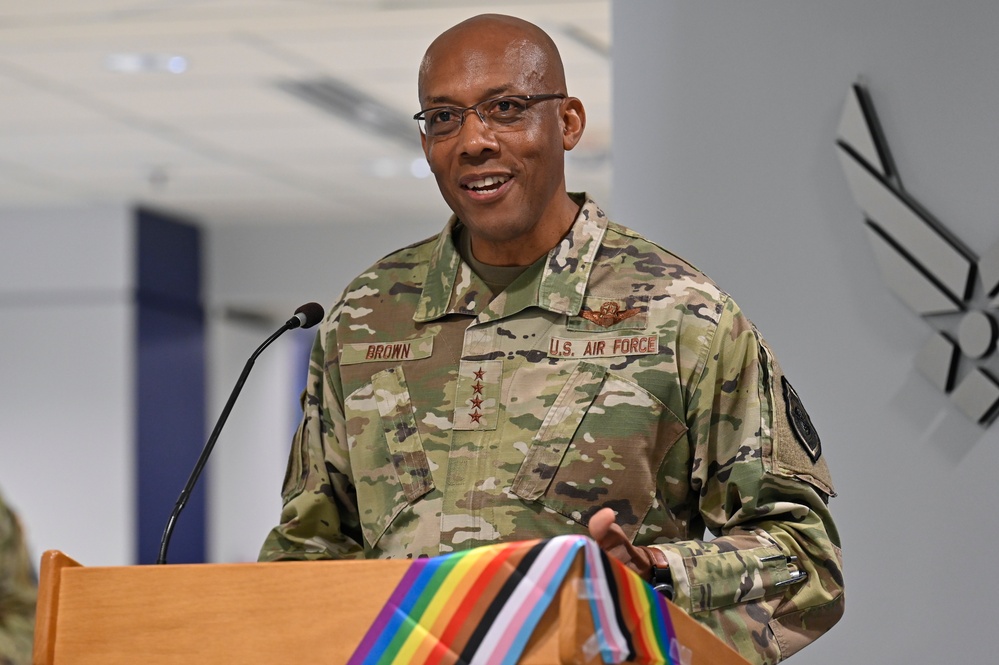 USecAF Jones, CSAF Brown, CSO Raymond host DAF Pride celebration