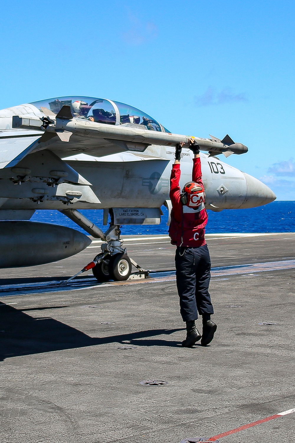 Abraham Lincoln conducts flight operations