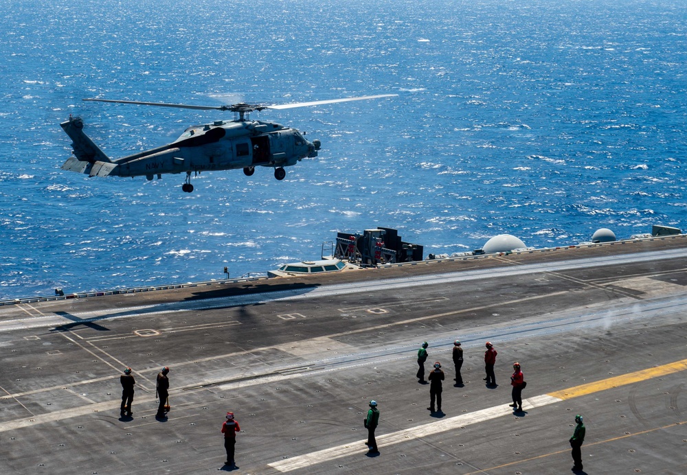 The Harry S. Truman Carrier Strike Group is on a scheduled deployment in the U.S. Naval Forces Europe area of operations, employed by U.S. Sixth Fleet to defend U.S., Allied and Partner interests.