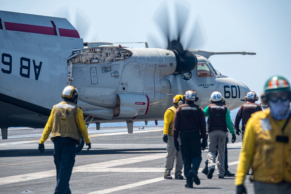 The Harry S. Truman Carrier Strike Group is on a scheduled deployment in the U.S. Naval Forces Europe area of operations, employed by U.S. Sixth Fleet to defend U.S., Allied and Partner interests.