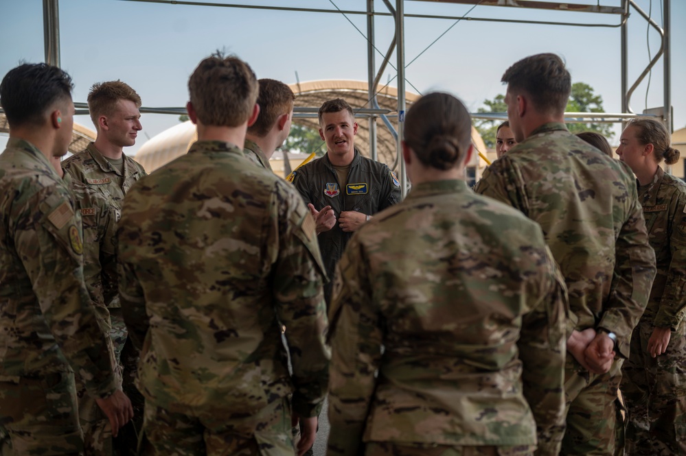 USAFA cadets tour SJAFB