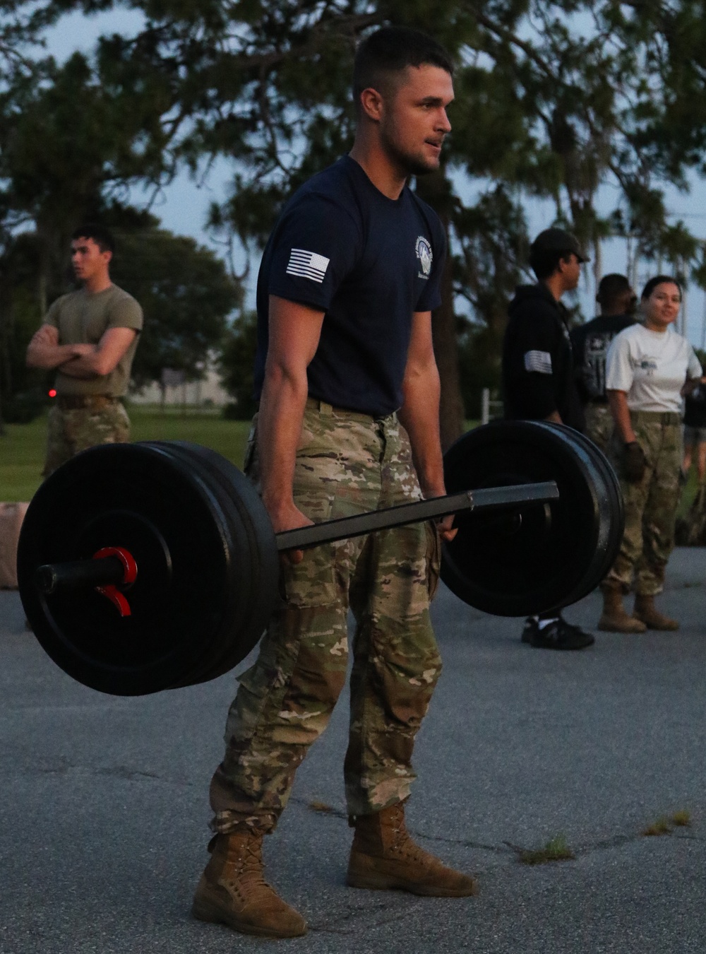 US Army 3rd Infantry Division Soldiers participate in Special Operations Recruiting fitness competition