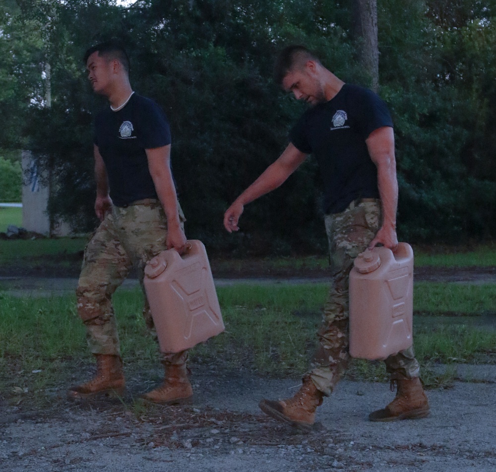 US Army 3rd Infantry Division Soldiers participate in Special Operations Recruiting fitness competition