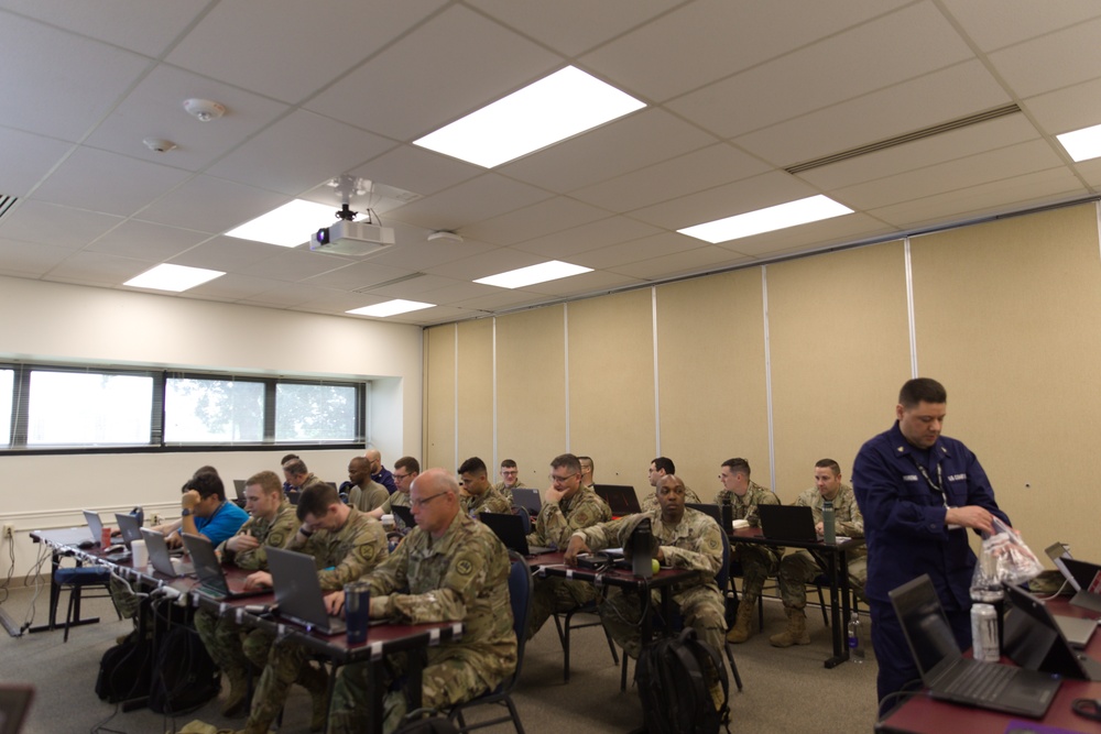 Military Service Members Receive Advanced Cyber Security Classes During Cyber Shield 2022.