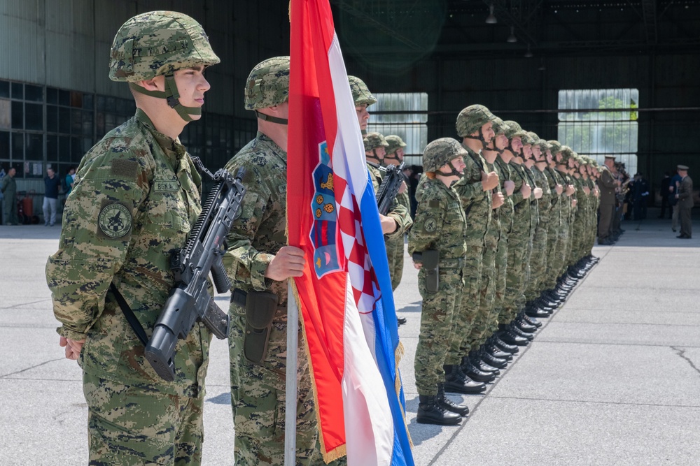 Minnesota Supports Croatian Partners During UH-60 Black Hawk Helicopter Donation Ceremony