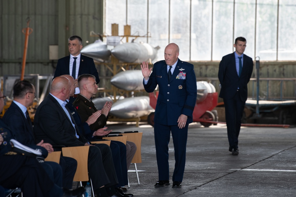 Minnesota Supports Croatian Partners During UH-60 Black Hawk Helicopter Donation Ceremony