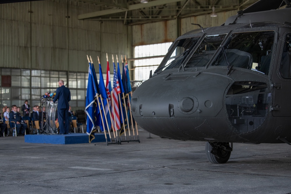 Minnesota Supports Croatian Partners During UH-60 Black Hawk Helicopter Donation Ceremony