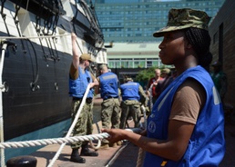 NRC Baltimore Sailors Move Historic Ship to New Berthing
