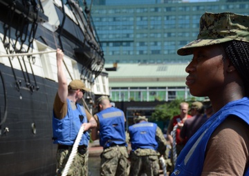 Haul Away: NRC Baltimore Sailors Move Historic Ship to New Berthing