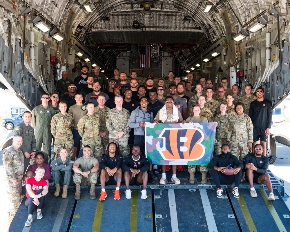 Cincinnati Bengals tour Wright-Patt