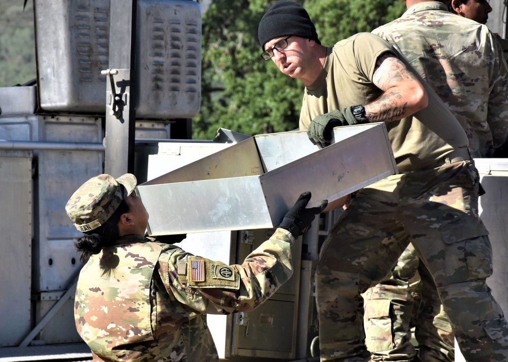 653rd RSG prepares food service amenities for CSTX 22