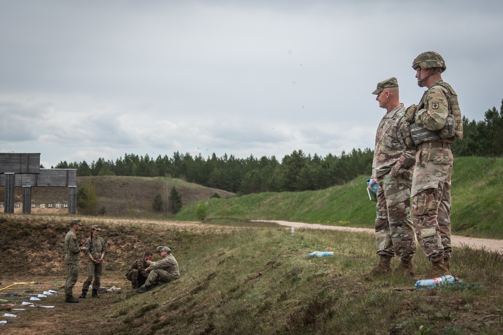 Michigan Senior Leaders visit Soldiers during Summer Shield 2022 in Latvia