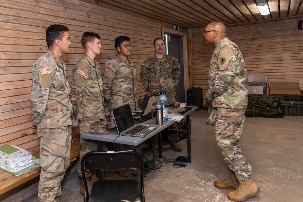 Michigan Senior Leaders visit Soldiers during Summer Shield 2022 in Latvia