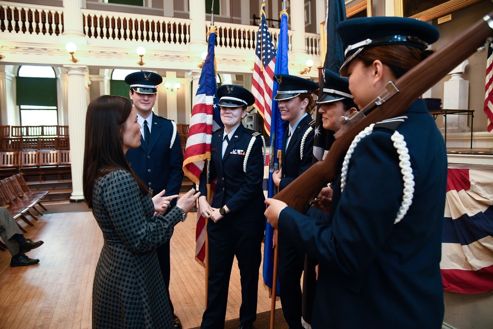 Under Secretary of the Air Force attends Boston University commissioning ceremony