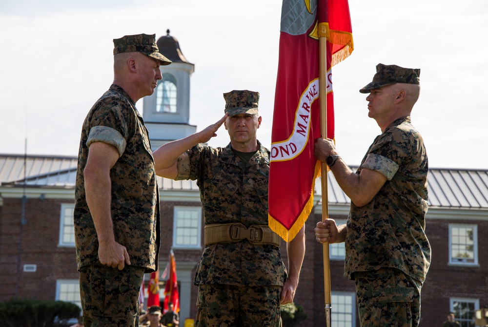 2nd Marine Logistics Group Change of Command Ceremony