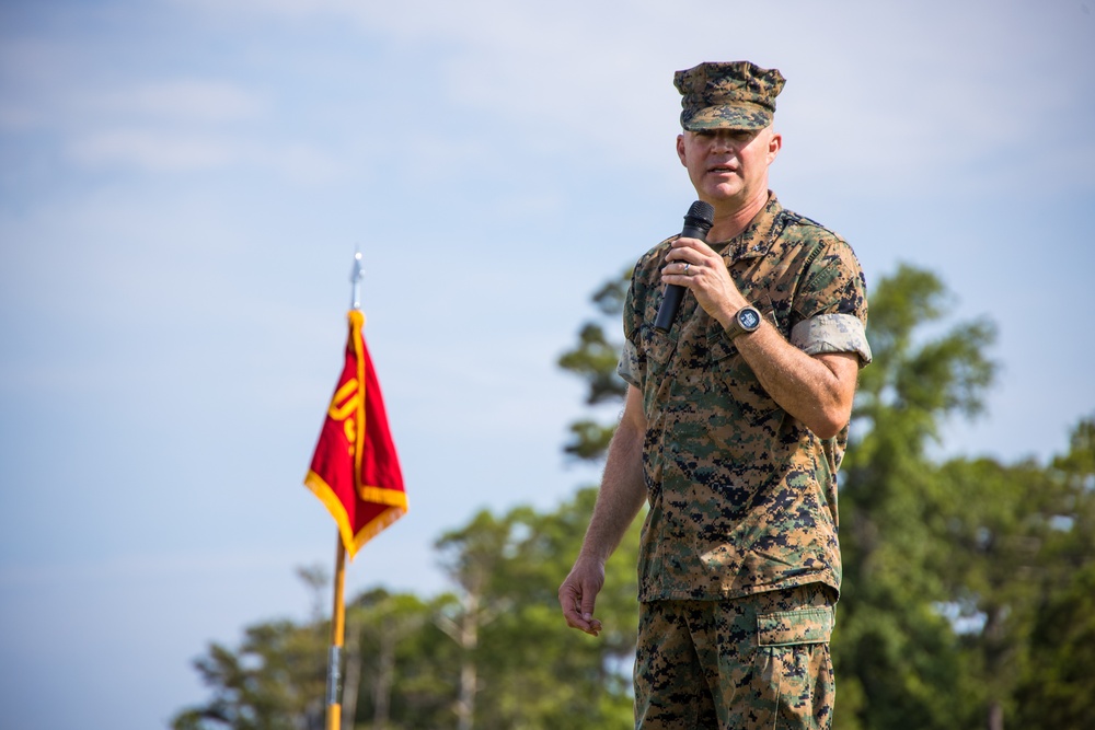 2nd Marine Logistics Group Change of Command Ceremony