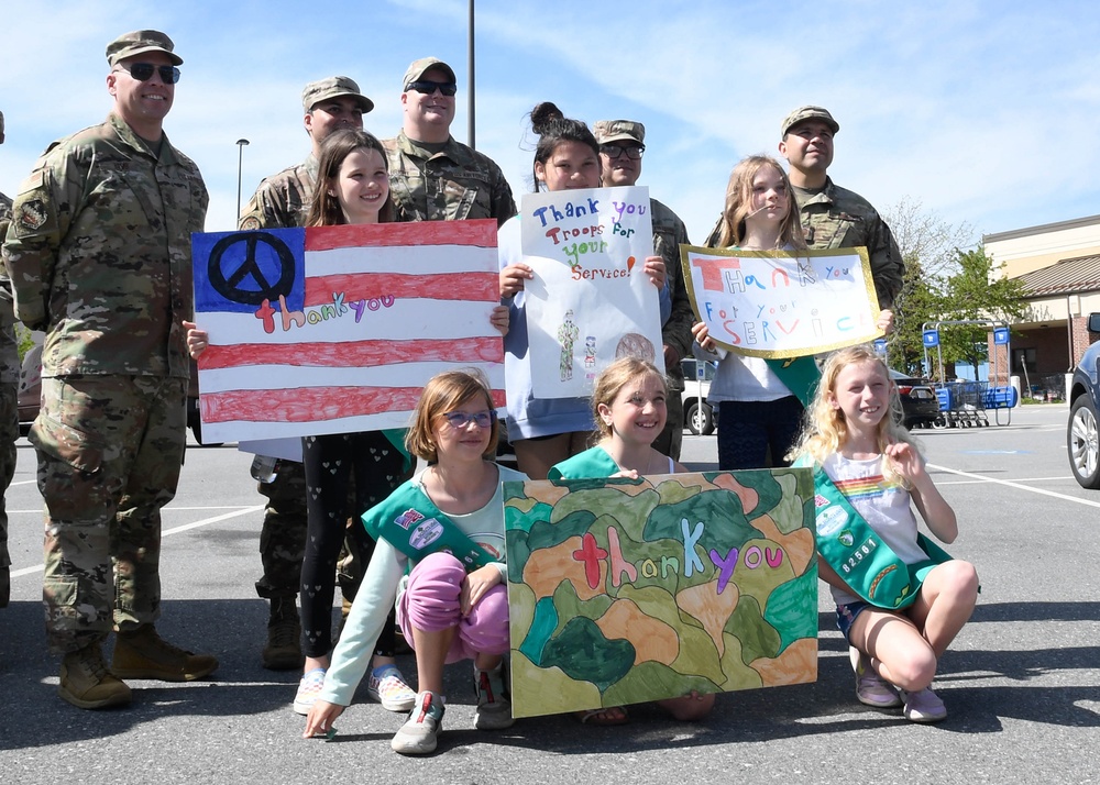 Airmen, local Girl Scouts continue tradition