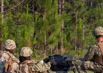 Seabees Drill with the MK-19