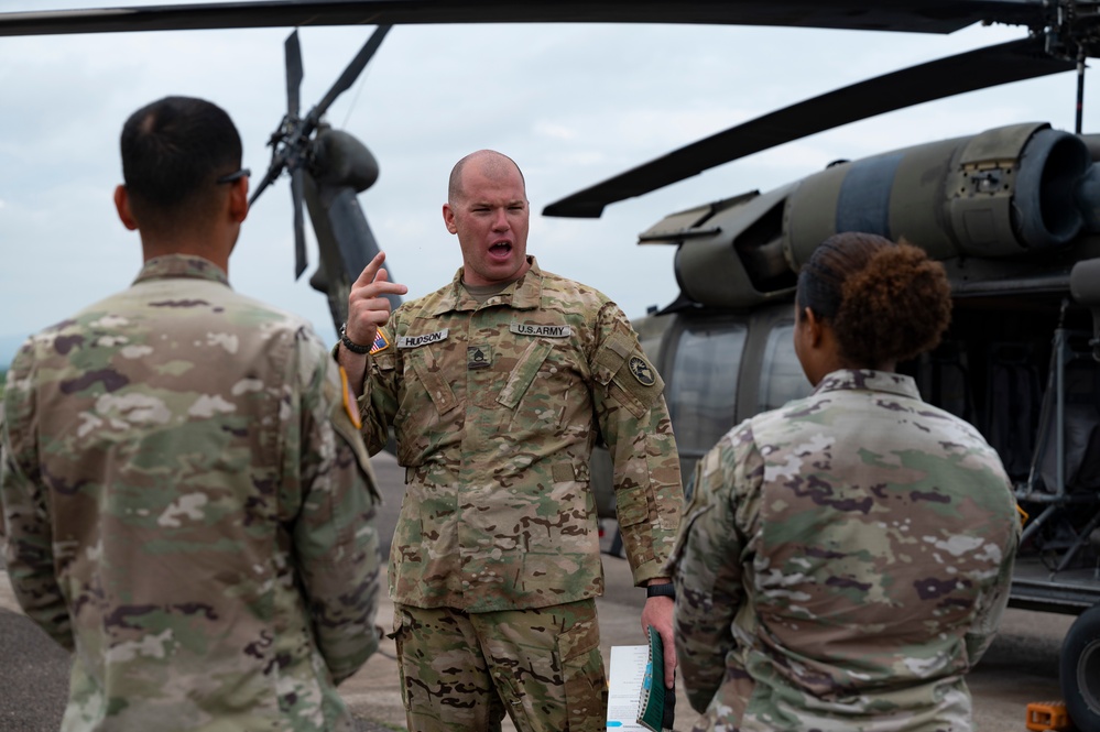 JTF-Bravo 1-228 Aviation Regiment trains new medics, police during Resolute Sentinel 22