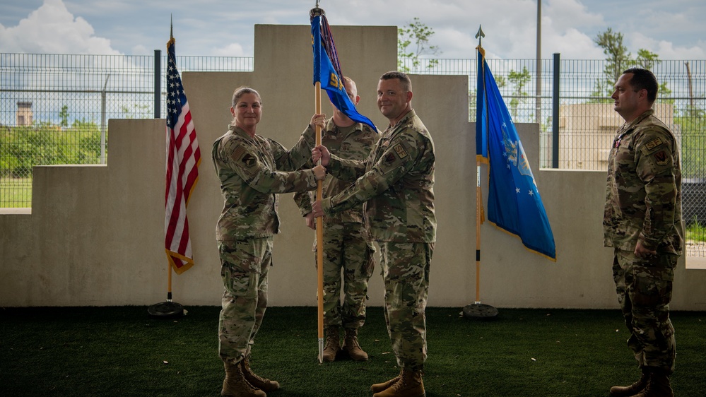 325th Security Forces Squadron Change of Command