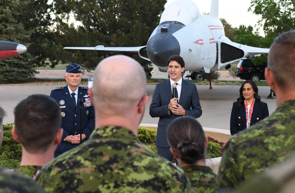 Prime Minister of Canada, Secretary of Defense Visit NORAD and USNORTHCOM