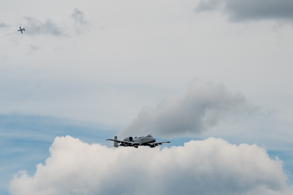 A-10's Live Fire at Grayling Air Gunnery Range