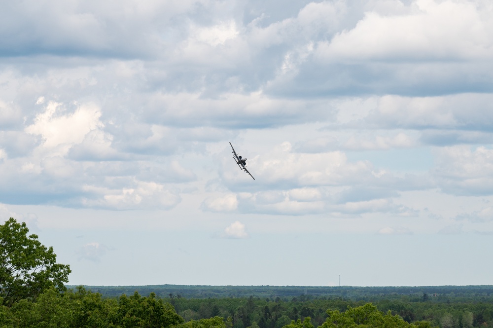 A-10's Live Fire at Grayling Air Gunnery Range