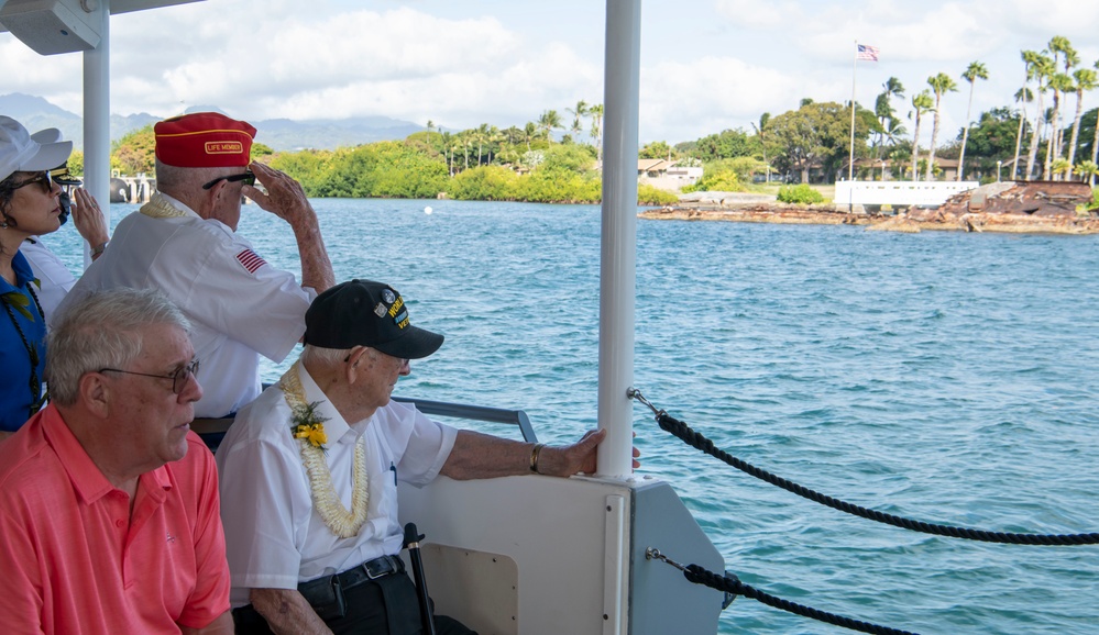 Battle of Midway Veterans Return to Pearl Harbor