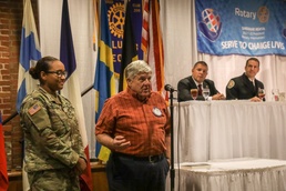 Columbus Rotary Club Recognizes WHINSEC Soldier
