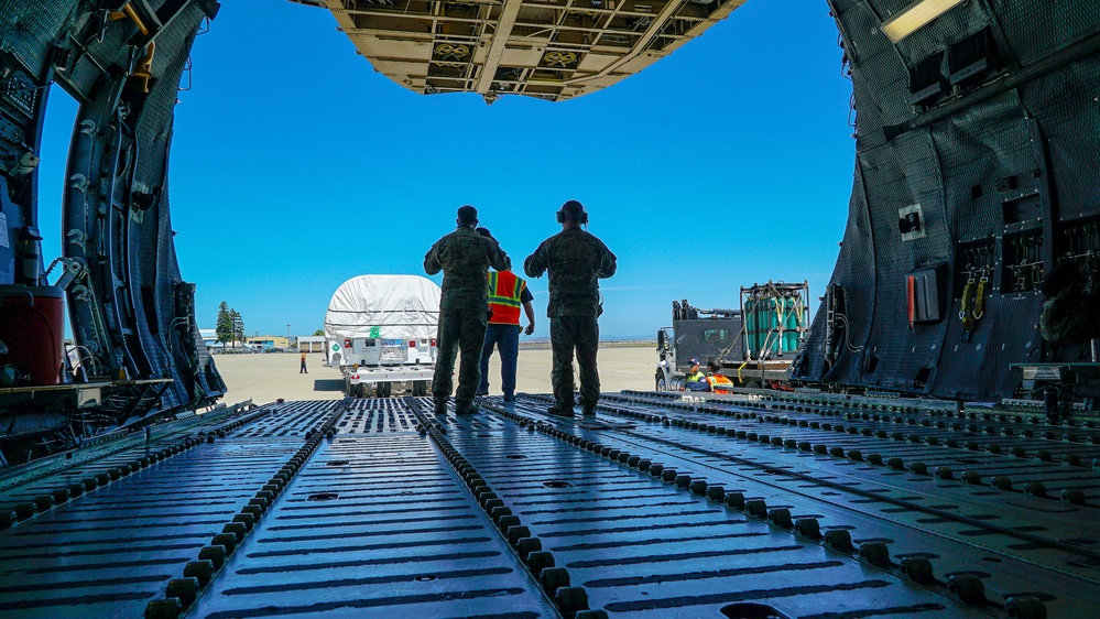 SBIRS GEO-6 transported on C-5M Super Galaxy