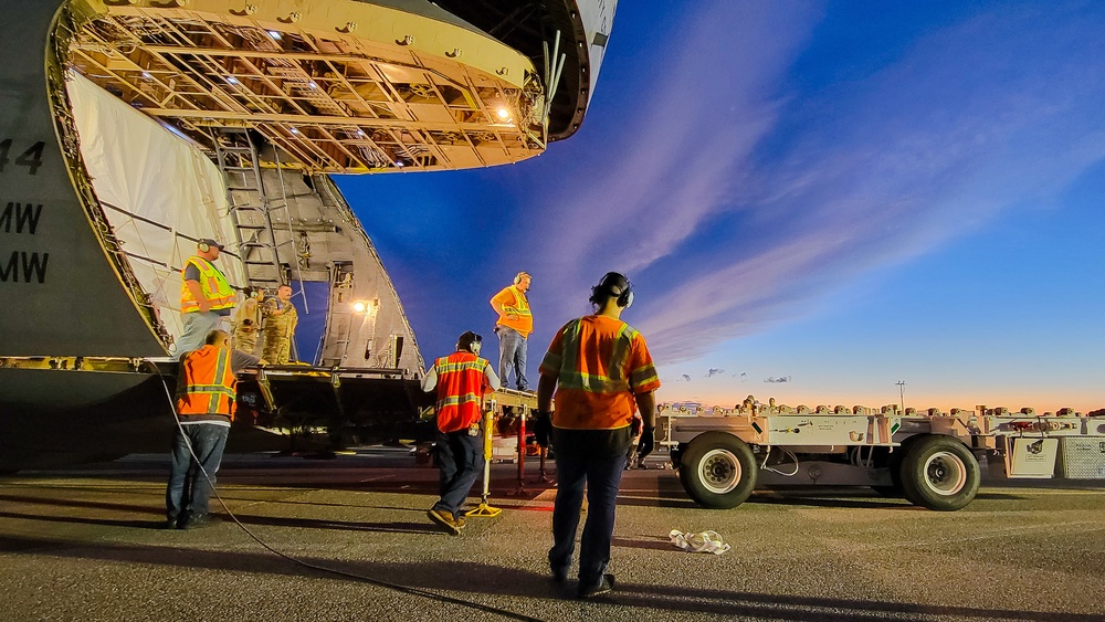 SBIRS GEO-6 arrives on C-5M Super Galaxy