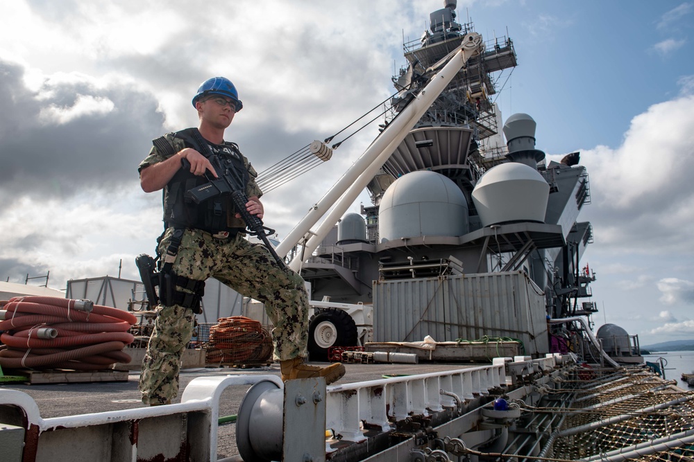 USS America (LHA 6) Conducts Daily Operations