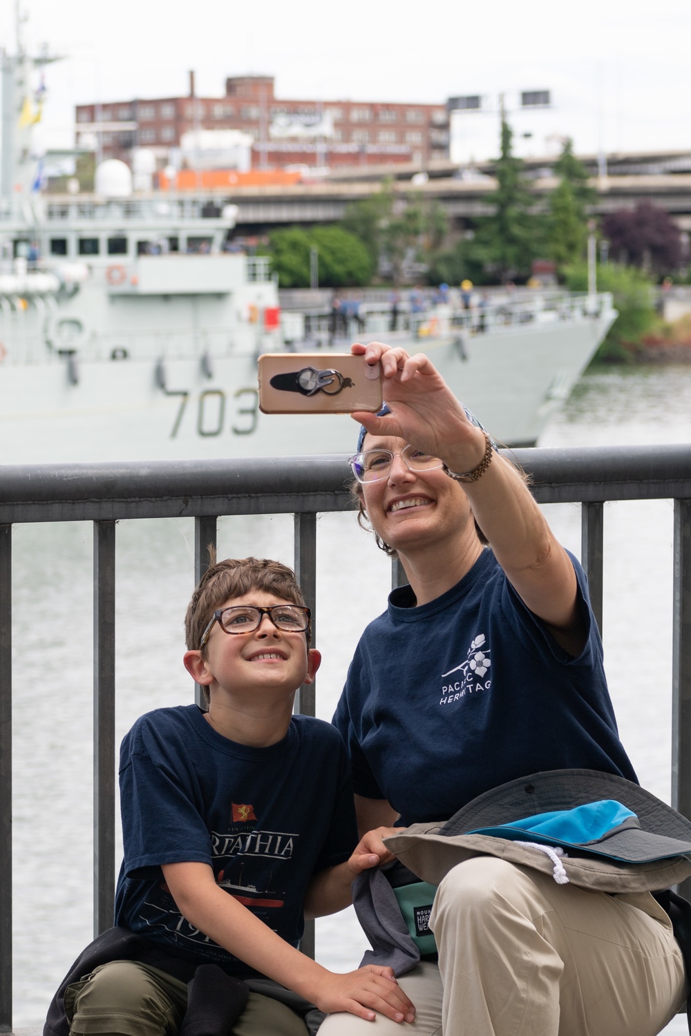 Canadian Ships arrive for Portland Fleet Week
