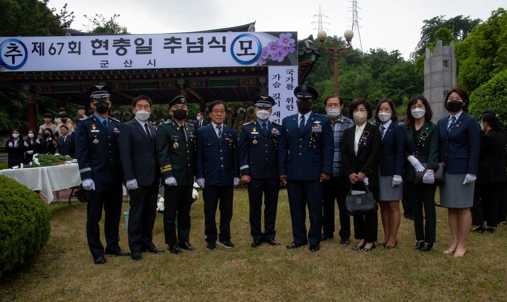 Kunsan Participates in ROK Memorial Day Ceremony