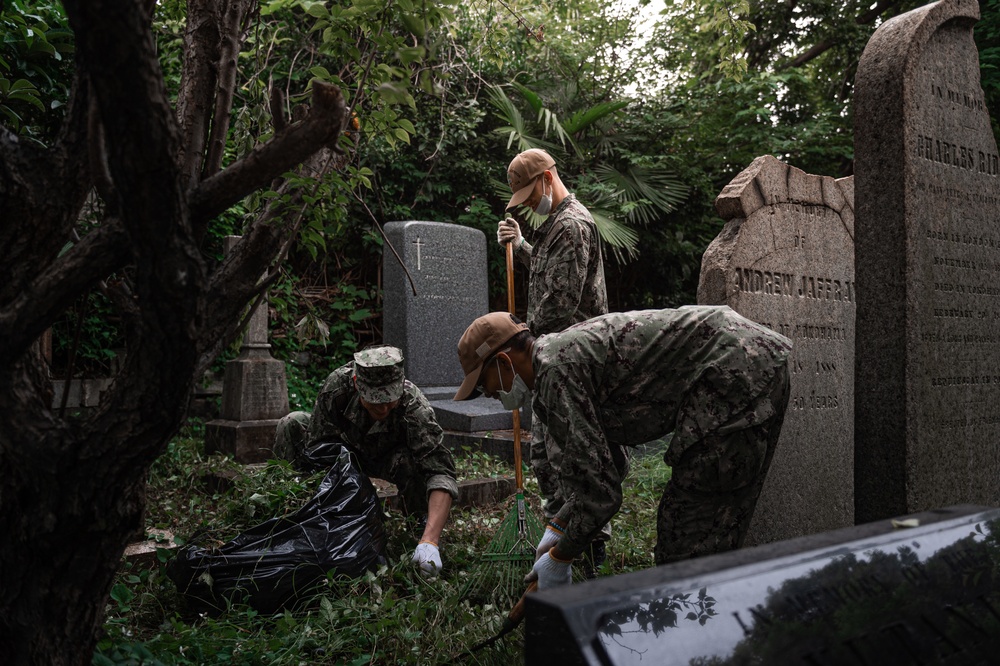 Yokohama Foreign General Cemetery Cleanup