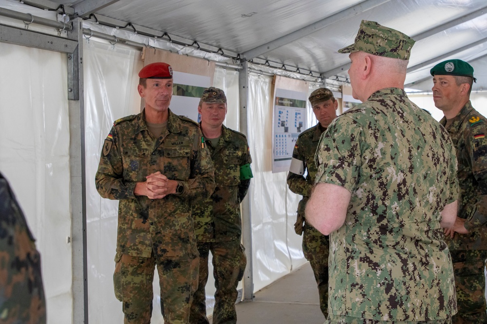 Vice Chairman of the Joint Chiefs of Staff visits Oberlausitz Training Area