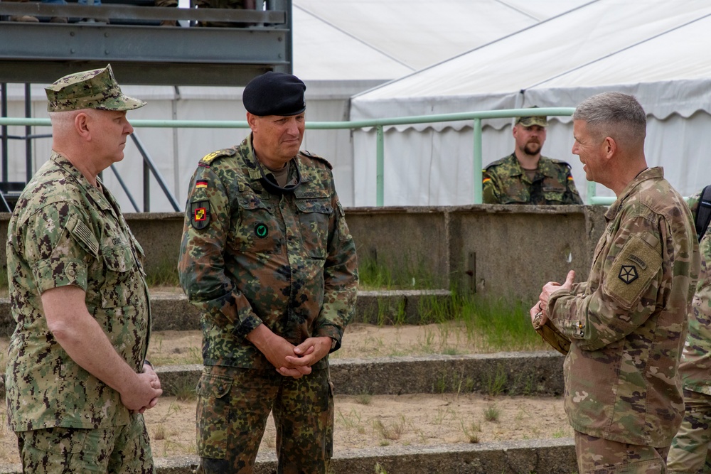 Vice Chairman of the Joint Chiefs of Staff visits Oberlausitz Training Area