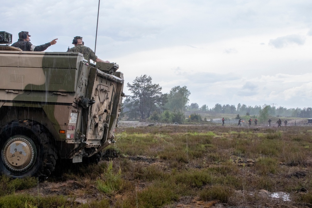 Vice Chairman of the Joint Chiefs of Staff visits Oberlausitz Training Area