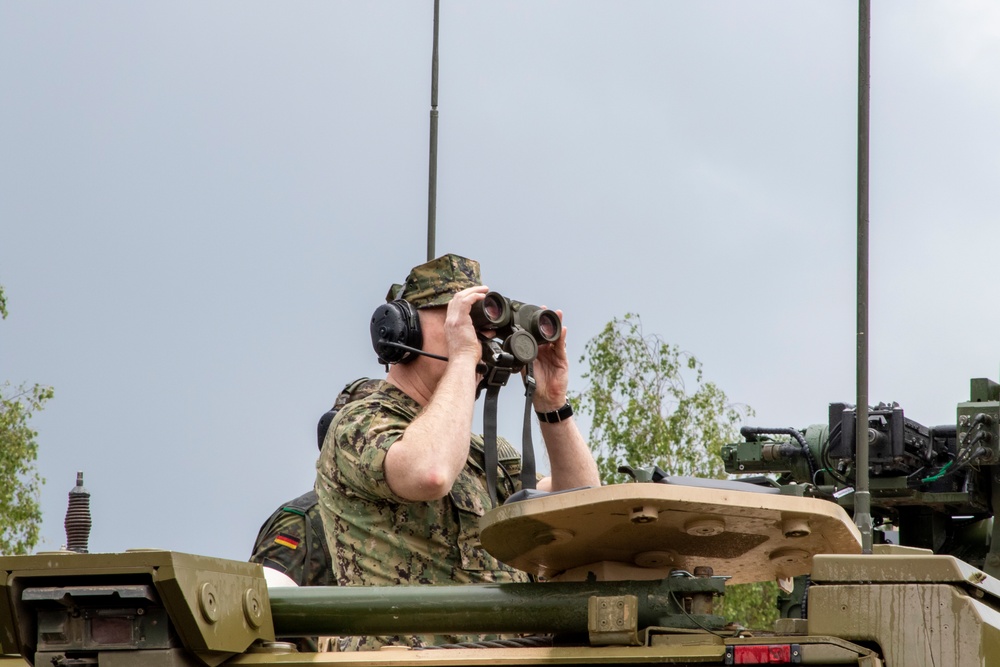 Vice Chairman of the Joint Chiefs of Staff visits Oberlausitz Training Area