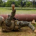 9th Engineer Support Battalion practice grenade throwing