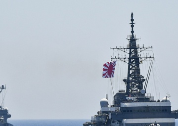 NATO ships train with Japan Maritime Self-Defense  Force in Mediterranean Sea