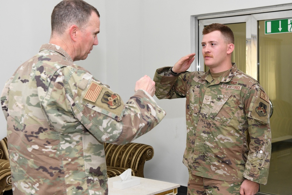 Lt. Gen. Guillot recognizes 380th AEW's top performers