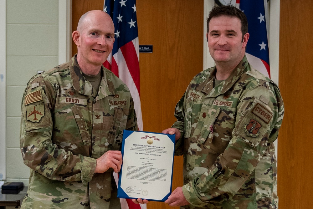 121st Communications Flight Change of Command
