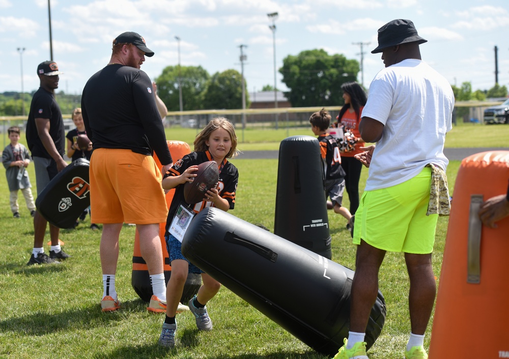 Cincinnati Bengals Visit Wright-Patt
