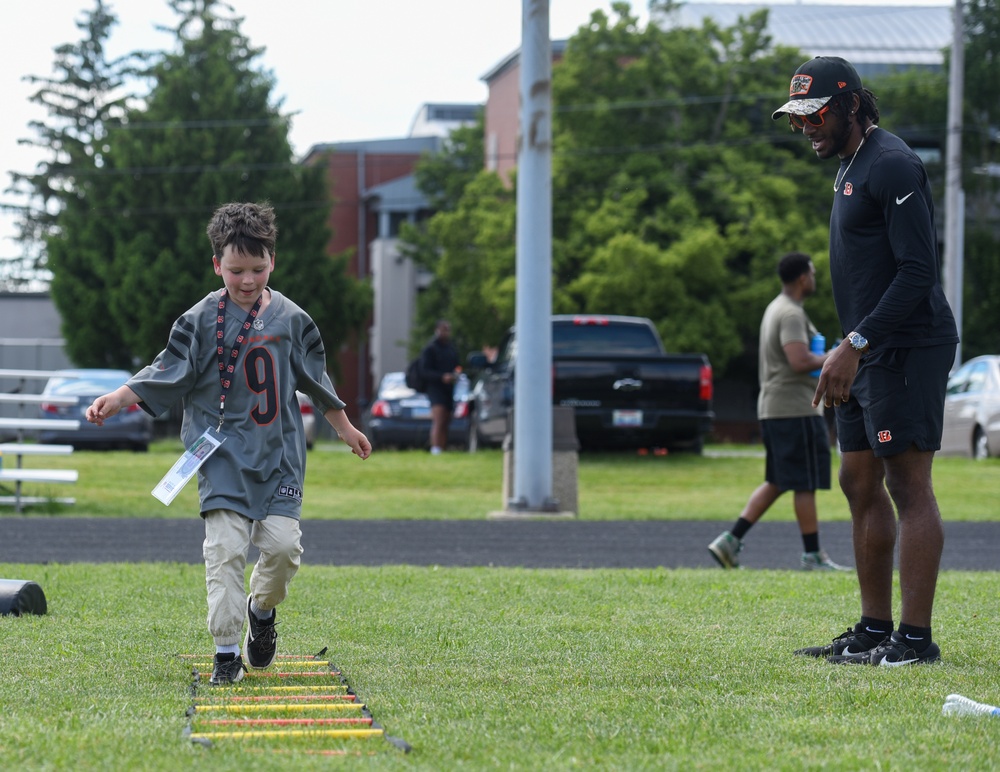 Cincinnati Bengals Visit Wright-Patt